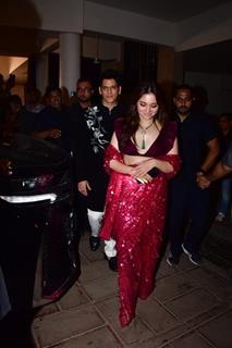 Tamannaah Bhatia and Vijay Varma snapped at Manish Malhotra’s Diwali Bash