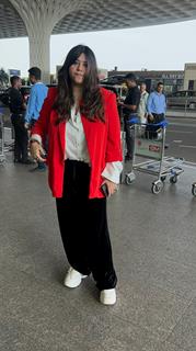 Ektaa Kapoor snapped at the airport