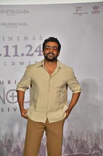 Suriya snapped at 'Kanguva' press conference