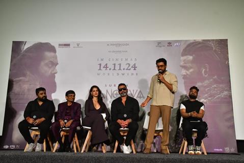 Bobby Deol, Suriya, Disha Patani and Jayantilal Gada snapped at 'Kanguva' press conference