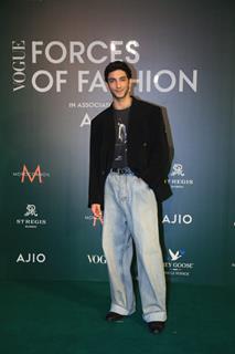 Vedang Raina snapped at the Vogue Forces of Fashion India 2024