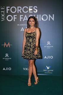 Roshni Chopra snapped at the Vogue Forces of Fashion India 2024