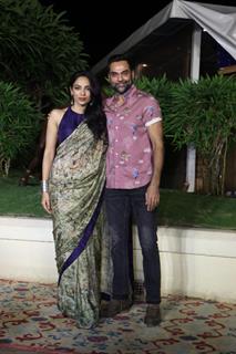 Abhay Deol and Sobhita Dhulipala snapped at Rohini Iyer's party