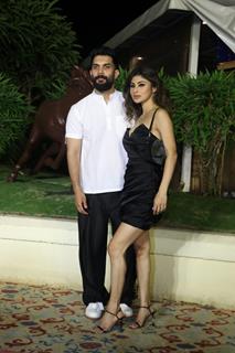 Mouni Roy snapped at  the welcome party for Warner Music Group