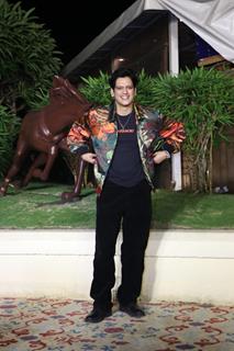 Vijay Varma snapped at  the welcome party for Warner Music Group