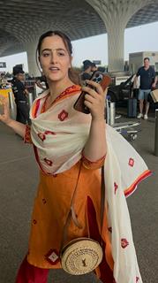 Nupur Sanon snapped at the airport