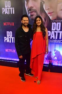 Vatsal Sheth and Ishita Dutta grace the screening of 'Do Patti'