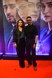 Ajay Devgn and Kajol grace the screening of 'Do Patti'