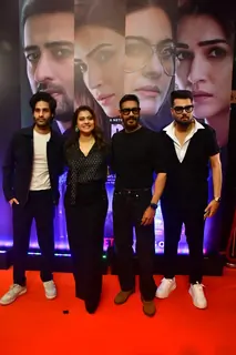 Ajay Devgn, Kajol and Aman Devgan grace the screening of 'Do Patti'