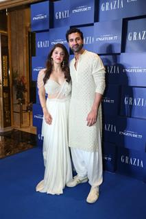 Mehreen Pirzadaa  and Gurfateh Pirzada celebs snapped at the Grazia event