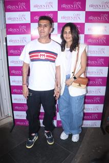 Ritesh Sidhwani snapped at Frozen Fun Cafe