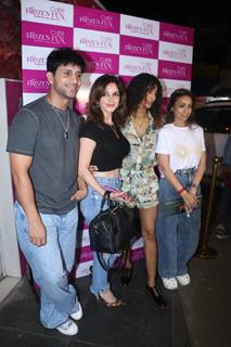 Sussanne Khan and Arslan Goni snapped at Frozen Fun Cafe