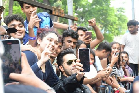 Varun Dhawan snapped promoting his upcoming series 'Citadel: Honey Bunny' at Gaiety Galaxy, Bandra