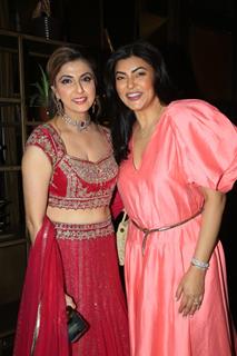 Sushmita Sen snapped at Seema Singh's Diwali Bash