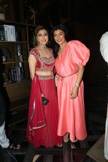 Sushmita Sen snapped at Seema Singh's Diwali Bash