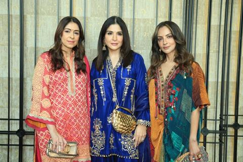 Maheep Kapoor, Bhavana Pandey and Seema Sajdeh snapped at Seema Singh's Diwali Bash