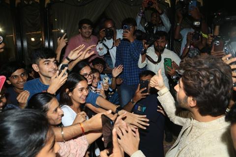 Kartik Aaryan snapped at the song launch of 'Ami Je Tomar 3.0'