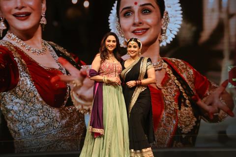 Vidya Balan and Madhuri Dixit snapped at the song launch of 'Ami Je Tomar 3.0'