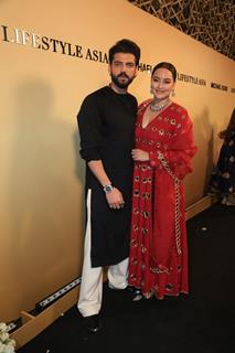 Sonakshi Sinha and Zaheer Iqbal grace the Lifestyle Asia Diwali 2024 party