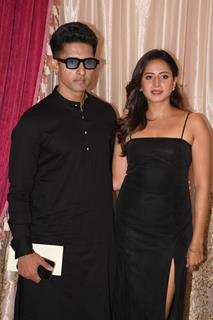 Sargun Mehta and Ravi Dubey  snapped at Selcouth - A Shiamak Davar Production event