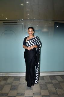 Vidya Balan snapped promoting their upcoming film ' Bhool Bhulaiyaa 3'