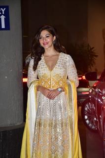 Mehreen Pirzadaa  snapped attending Abu Jani and Sandeep Khosla’s Diwali party