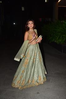 Apoorva  snapped attending Abu Jani and Sandeep Khosla’s Diwali party