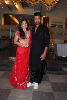 Kanchi Kaul and Shabir Ahluwalia snapped attending Pragya Kapoor’s Diwali bash