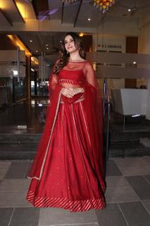 Rasha Thadani snapped attending Pragya Kapoor’s Diwali bash