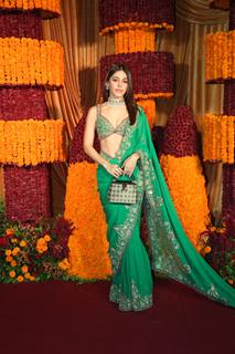 Alaya Furniturewalla snapped at Ramesh Taurani’s Diwali Bash