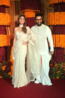 Shilpa Shetty and Raj Kundra snapped at Ramesh Taurani’s Diwali Bash