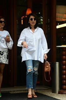 Neetu Kapoor snapped in the city 