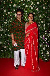 Sargun Mehta and Ravi Dubey  grace Anshul Garg and Amul Mohan’s Diwali party