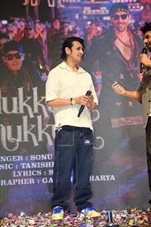 Sonu Nigam snapped at the song launch of ‘Hukkush Phukkush’ from Bhool Bhulaiyaa 3