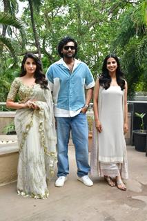 Nora Fatehi and Varun Tej  Konidela snapped promoting their upcoming film 'Matka'