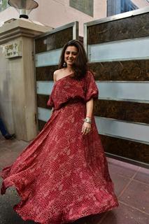 Ridhi Dogra snapped promoting their upcoming movie, 'The Sabarmati Report'