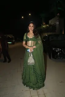 Pragya Jaiswal snapped at diwali event