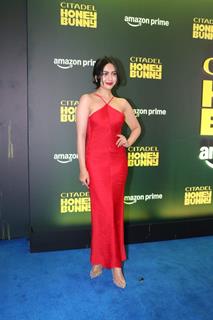 Reem Shaikh grace the premiere of Citadel: Honey Bunny