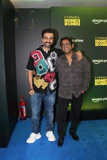 Sharib Hashmi and Sunny Hinduja grace the premiere of Citadel: Honey Bunny