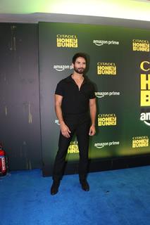 Shahid Kapoor grace the premiere of Citadel: Honey Bunny