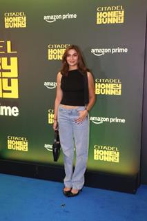 Saiee Manjrekar grace the premiere of Citadel: Honey Bunny