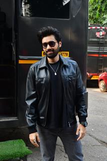 Utkarsh Sharma snapped promoting their upcoming film 'Vanvaas' on the sets of 'Sa Re Ga Ma Pa'