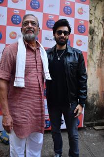 Nana Patekar and Utkarsh Sharma snapped promoting their upcoming film 'Vanvaas' on the sets of 'Sa Re Ga Ma Pa'