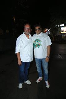 Mukesh Chhabra and Anand L Rai snapped in the city