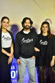 Vikrant Massey, Ridhi Dogra and Raashii Khanna grace trailer launch of 'The Sabarmati Report'