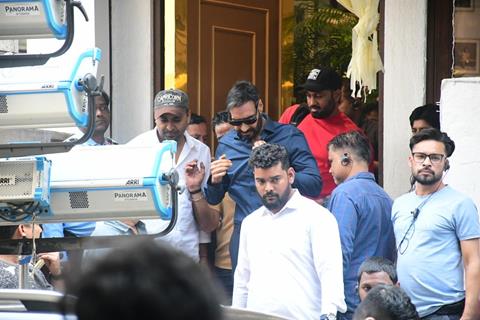 Ajay Devgn snapped in the city