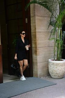 Malaika Arora snapped in the city