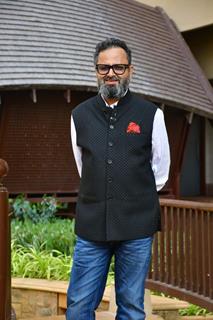 Nikkhil Advani snapped promoting their upcoming series 'Freedom at Midnight'