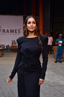 Malaika Arora snapped on the sets of 'India's best dancer' grand finale