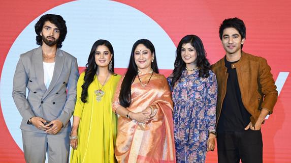 Ayushi Khurana snapped at the serial launch of Jaane Anjaane Hum Mile serial on zee tv